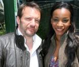 Samuel Le Bihan et sa charmante femme Daniela hier à Roland-Garros