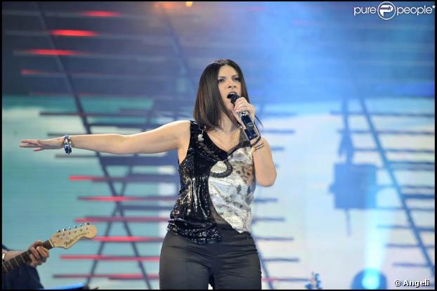 Laura Pausini au Wind Music Awards (Verone, ce week-end du 6-7 juin 2009)