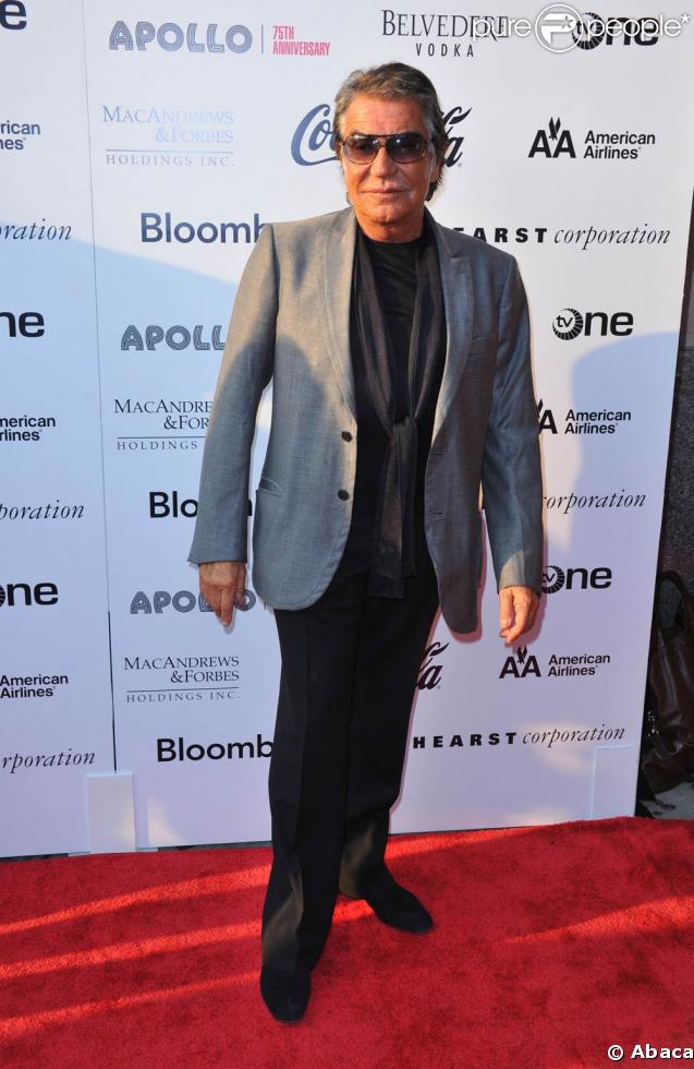 Roberto Cavalli, lors des 75 ans de l'Apollo Theatre, le 8 juin 2009, à New York !