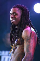 Lil Wayne en concert en juin 2008   