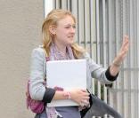 Dakota Fanning au studio de North Hollywood pour préparer le tournage du film  The Runaways , le 11 juin 2009