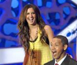 Ashley Tisdale assure la promotion de son album en Espagne.
