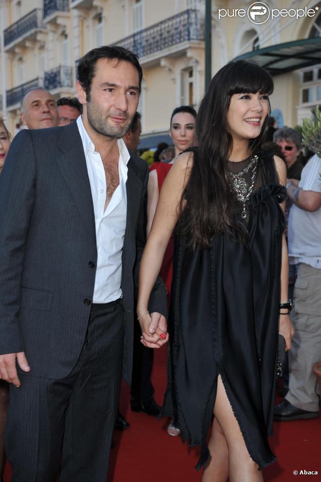 Gilles Lellouche et Mélanie Doutey au Festival d film romantique de Cabourg