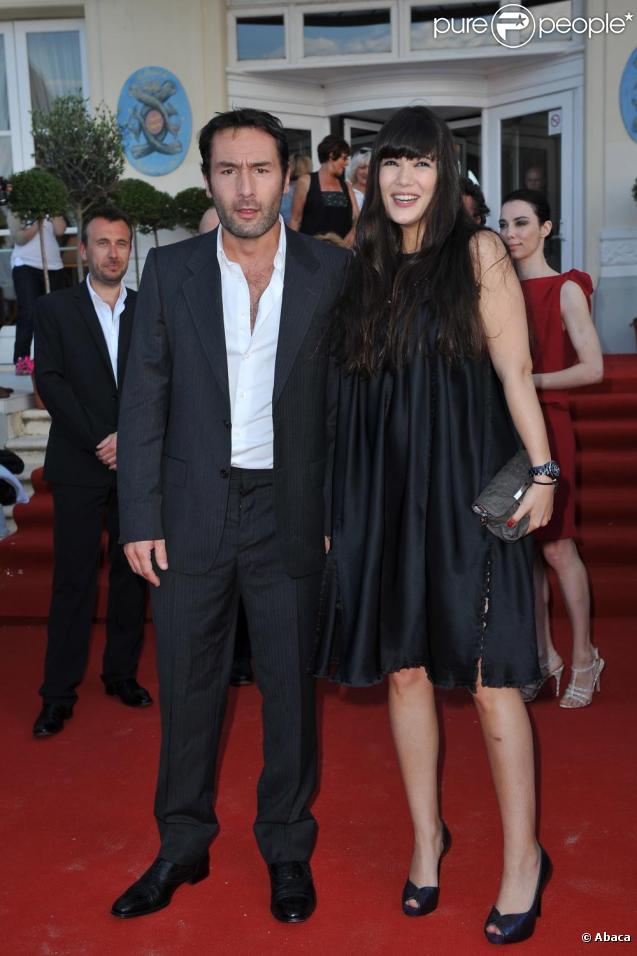 Gilles Lellouche et Mélanie Doutey au Festival d film romantique de Cabourg