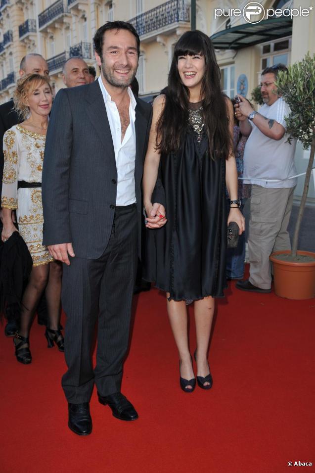 Gilles Lellouche et Mélanie Doutey au Festival d film romantique de Cabourg