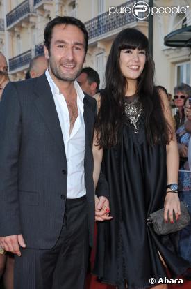 Gilles Lellouche et Mélanie Doutey au Festival d film romantique de Cabourg