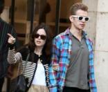 Hayden Christensen et Rachel Bilson en balade à Paris le 29 mai 2009
