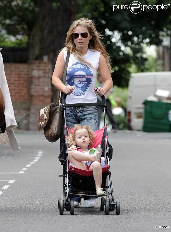Geri Halliwell et sa fille Bluebell à Londres