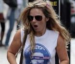 Geri Halliwell et sa fille Bluebell à Londres