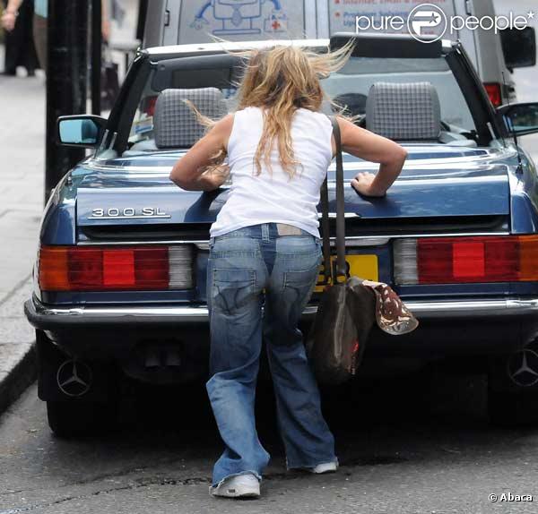 Geri Halliwell et sa fille Bluebell à Londres