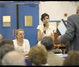 Rachida Dati fait le compte rendu de sa première année de mandat de maire du VII arondissement. 17/06/09