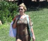 Rod Stewart et sa femme Penny Lancaster en vacances en Sardaigne