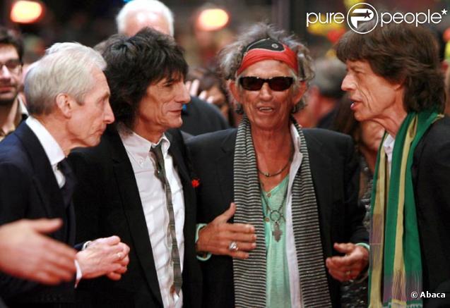 Les Rolling Stones au festival de Berlin en février 2008