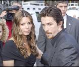 Christian Bale et sa femme Sibi Blazic lors de la première de Public Enemies à Chicago le 18 juin 2009