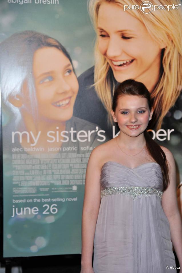 Avant-première de My Sister's keeper, à New York, le 24 juin 2009 : Abigail Breslin 