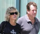 Farrah Fawcett et Ryan O'Neal en juillet 2007 