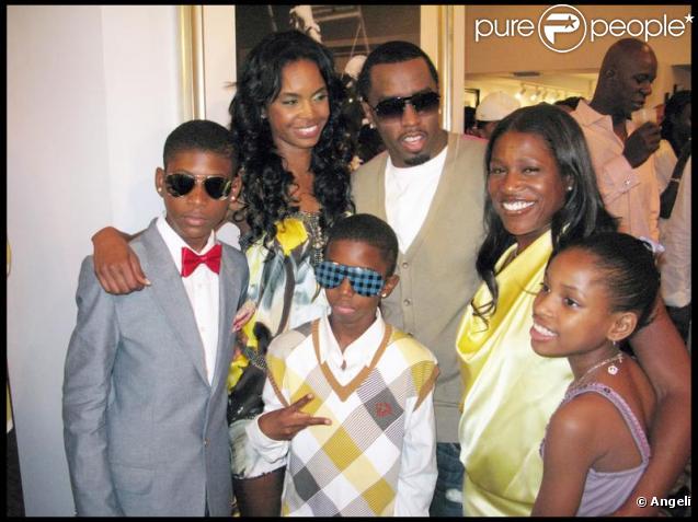P. Diddy en famille avec son ex (?) compagne 