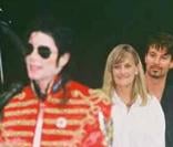 Debbie Rowe avec Michael Jackson en 1997