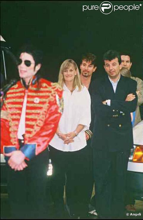 Debbie Rowe avec Michael Jackson en 1997