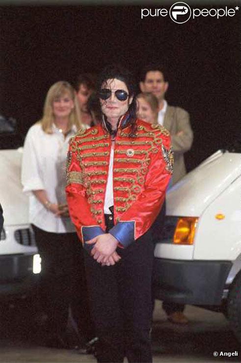 Debbie Rowe avec Michael Jackson en 1997