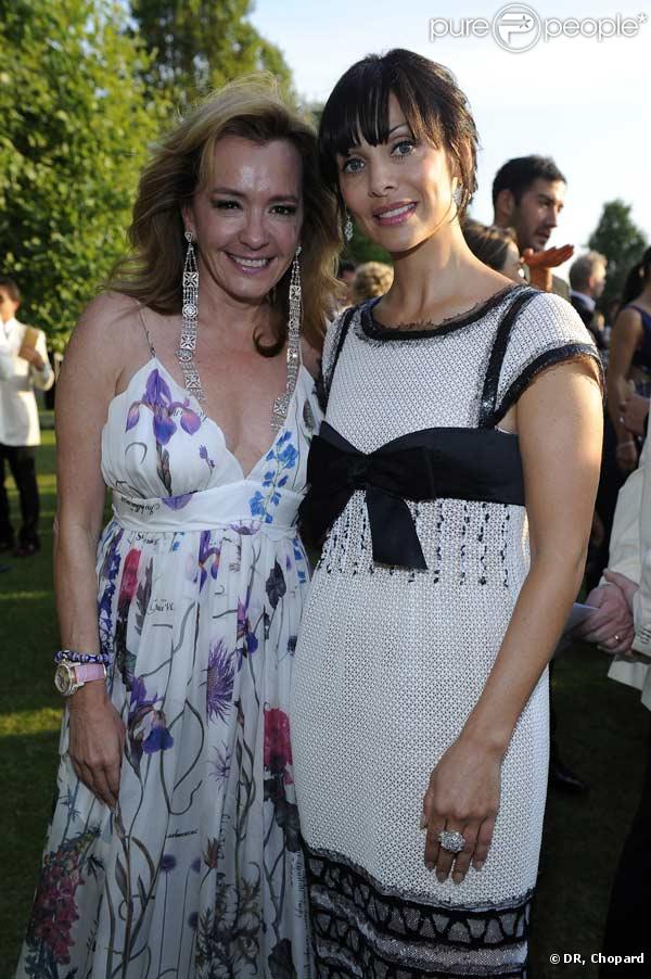 Caroline Gruosi-Scheufele et Natalie Imbruglia à la soirée White Tie &Tiara Ball