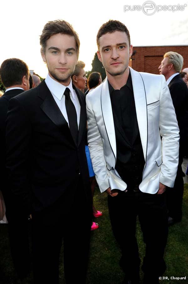 Chace Crawford et Justin Timberlake à la soirée White Tie &Tiara Ball