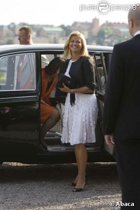 Madeleine de Suède lors de la prise de présidence de la Suède le 1er juillet 2009