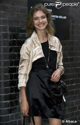 Natalia Vodianova à la soirée Prada. 02/07/09