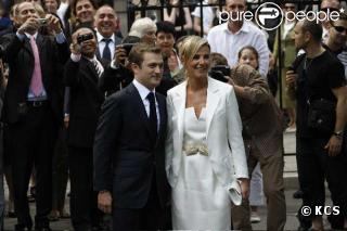 Mariage de Laurence Ferrari et Renaud Capuçon, une foule immense est présente à la sortie de la mairie  