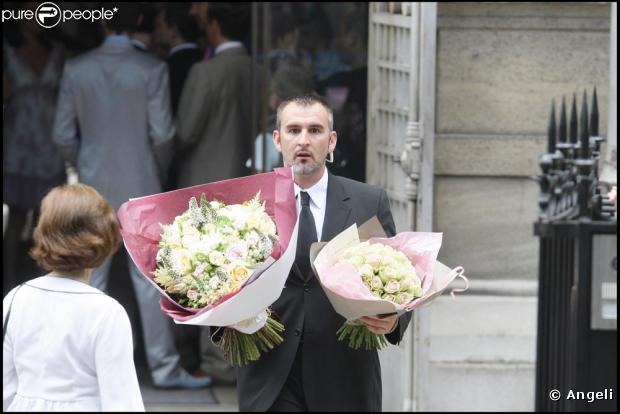 Les fleurs, pour le mariage de Laurence Ferrari et Renaud Capuçon