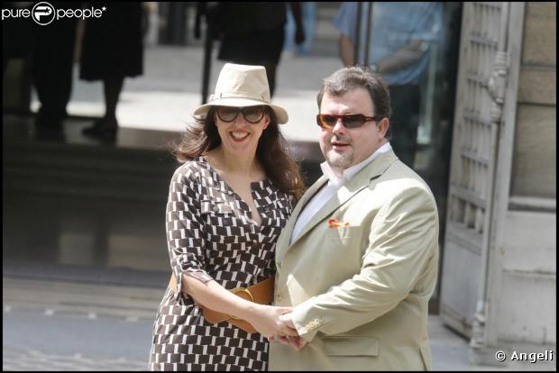 Pierre Hermé et sa femme au mariage de Laurence Ferrari et Renaud Capuçon