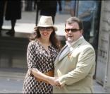 Pierre Hermé et sa femme au mariage de Laurence Ferrari et Renaud Capuçon