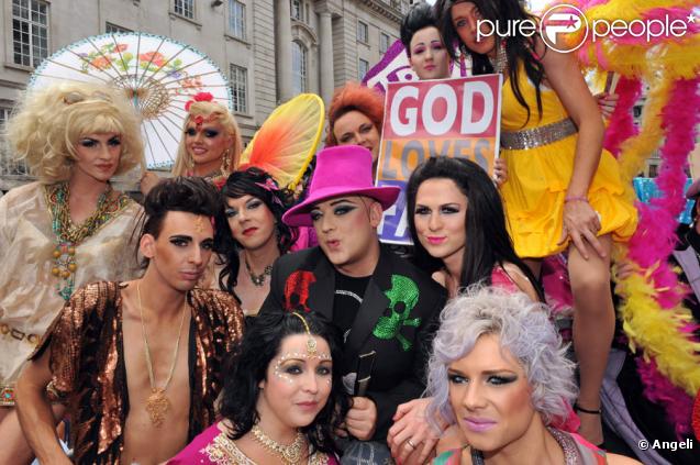 Boy George à la Gay Pride, le 4 juillet 2009