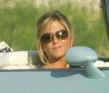 Jennifer Aniston et Gerard Butler sur le tournage de Bounty Hunter le 6 juillet 2009 à New York