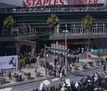 Fans massés au Staples Center 