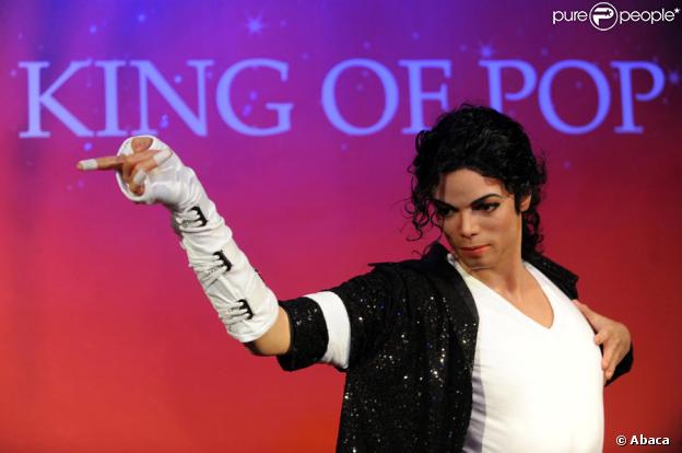 La poupée de cire en hommage à Michael Jackson révélée au musée de Madame Tussauds à Londres, le 9 juillet 2009