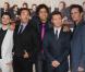 Jerry Ferrara, Jeremy Piven, Adrian Grenier, Kevin Connolly et Kevin Dillon, au Paramount Pictures Studios de Los Angeles, à l"occasion de la soirée de lancement de la sixième saison de la série "Entourage", le 9 juillet 2009 !