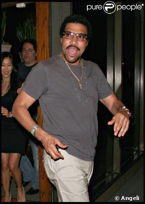 Lionel Richie, au restaurant Madeo de West Hollywood, à Los Angeles, le 9 juillet 2009 !