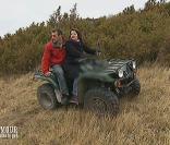 Entre Corinne et Bruno, malgré le quad, tout ne se passe par sur des roulettes !  
