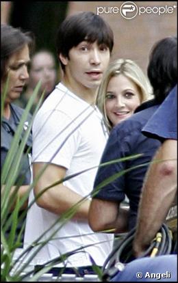 Drew Barrymore et Justin Long sur le tournage de Going The Distance à New York le 13 juillet 2009