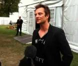 David Hallyday attend le concert de Johnny Hallyday 