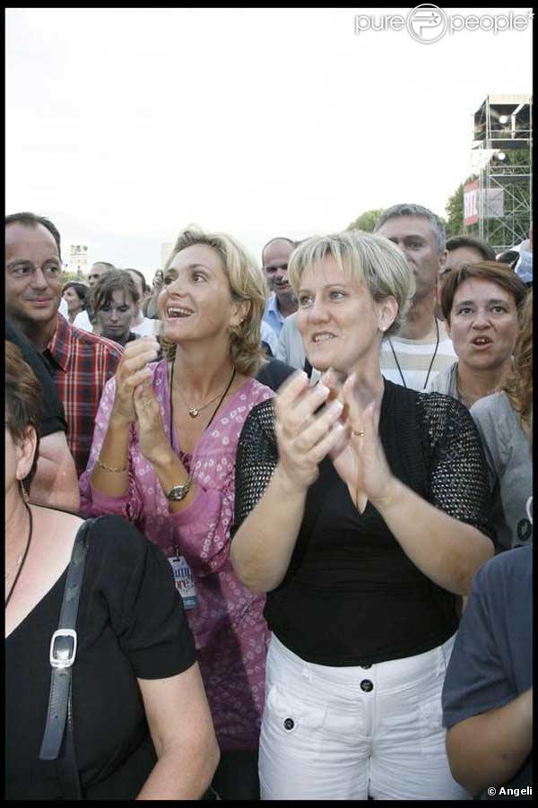 Nadine Morano sur le Champ de Mars le 14 juillet 2009