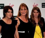 Sarah Ferguson et ses filles Béatrice et Eugénie 
