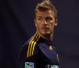 David Beckham, lors du match New York Red Bulls contre Los Angeles Galaxy, au Giants Stadium, dans le New Jersey, le 16 juillet 2009 !