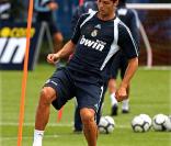 Cristiano Ronaldo à l'entraînement avec le Real Madrid