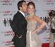 Katherine Heigl et Gerard Butler lors de la première de L'Abominable Vérité à Los Angeles le 16 juillet 2009