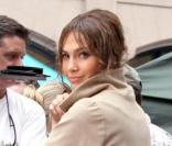 Jennifer lopez en plein tournage du film  The Backup Plan , le 17 juillet 2009