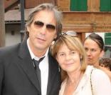 Stéphane Ferrara et sa future femme Dominique Cantien lors de la journée de baptême de Joy à Gstaad en Suisse le 5 juillet 2009