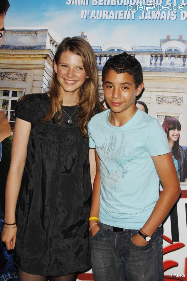 Joséphine Japy et Samy Seghir, lors de l'avant-première de  Neuilly-sa-Mère , au Gaumont Marignan, à Paris, le 23 juillet 2009 !