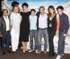 Une partie de l"équipe du film autour de Djamel Bensalah, lors de l"avant-première de  Neuilly-sa-Mère , au Gaumont Marignan, à Paris, le 23 juillet 2009 !
